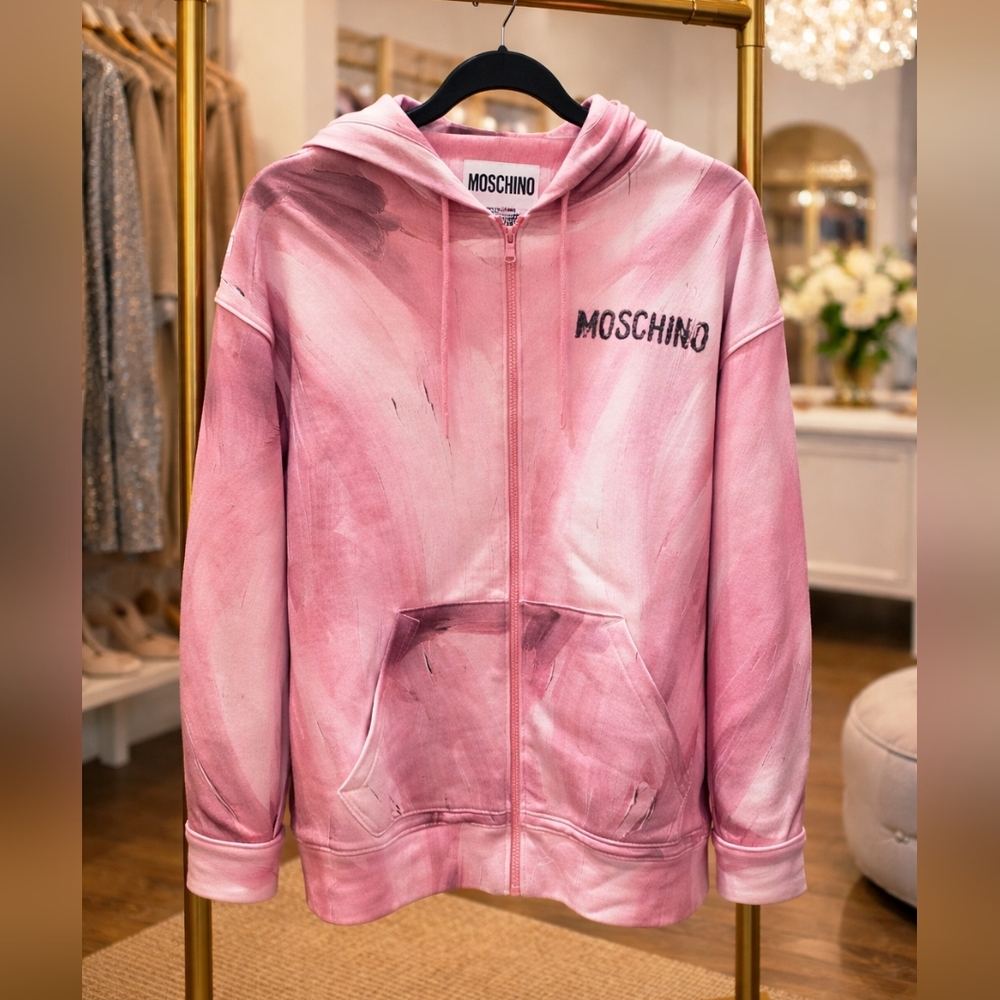 Moschino Pink Hoodie - Picture 4 of 10